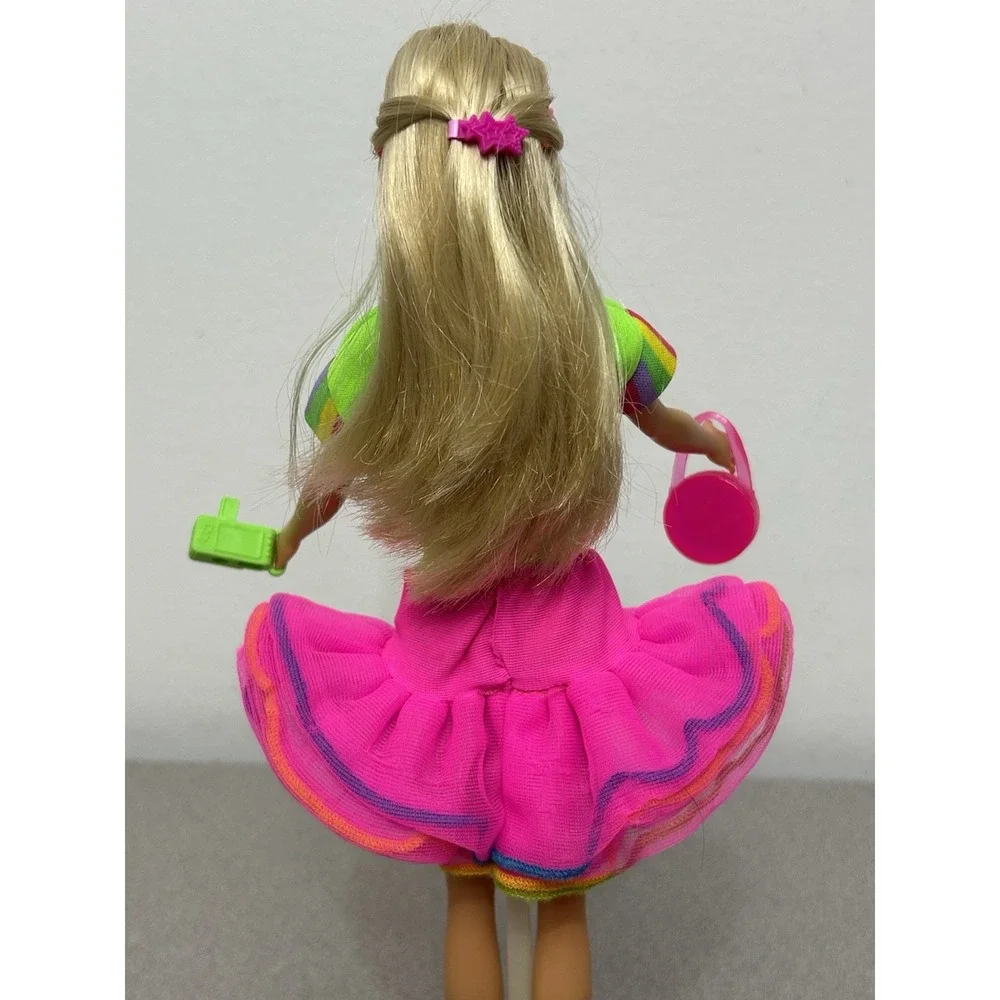 Barbie Outfit, Lime Green Jacket With Colorful Tutu Skirt, Top And More, NO DOLL